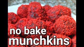 NO BAKE MUNCHKINS  MUNCHKINS BALLS [upl. by Eniagrom]