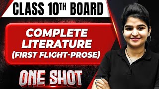 FIRST FLIGHT in 1 Shot FULL CHAPTERS COVERAGE TheoryPYQs  Class 10th Boards [upl. by Gurias]