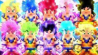 I Used All Saiyan Forms in Dragon Block C [upl. by Ruomyes610]