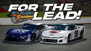 Contact up front at TriCounty Late Model Stock weekly vlog with Landon Huffman [upl. by Ress]