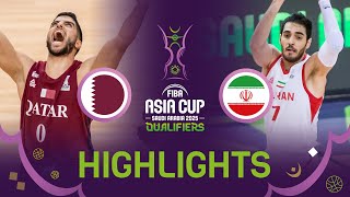 Qatar beat Iran for the first time in 19 years after OT classic  FIBA Asia Cup 2025 Qualifiers [upl. by Eart]