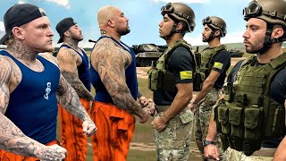 US ARMY VS EXCONVICTS Who Is Stronger [upl. by Nevsa]