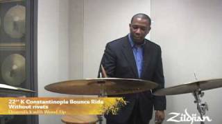 Kenny Washington and the Zildjian 22quot K Constantinople Bounce Ride  Part 2 [upl. by Mialliw]