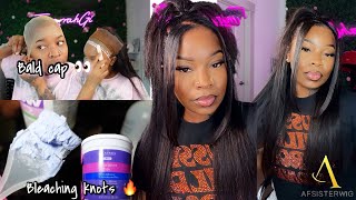 DETAILED 3D 13x6 FULL LACE FRONT WIG INSTALL CLAW CLIP HALF UP HALF DOWN FtAFSISTERWIG [upl. by Hehre]