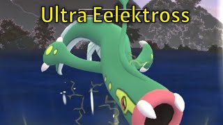 Shiny  Underpowered Bad IVs Wrong Moveset  Community Day Eelektross Somehow Takes Wins 😝 [upl. by Aehsan730]