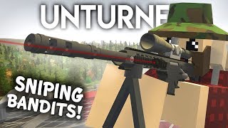 SNIPING BANDITS Unturned Survival Roleplay 14 [upl. by Jemmie985]