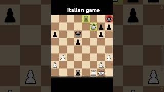 Checkmate In the Italian game ‼️🔥shortsvideo chess italiangame checkmates [upl. by Yehudi]