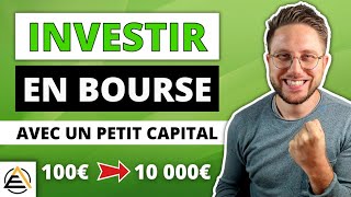 Comment INVESTIR en BOURSE avec un PETIT CAPITAL  50€mois [upl. by Nossila]