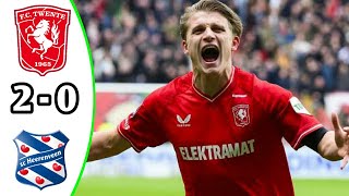 FC Twente vs SC Heerenveen 20 Highlights  Eredivisie 2024 eFootball [upl. by Taylor819]