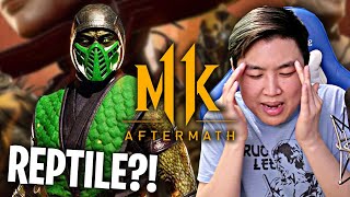 Mortal Kombat 11 Aftermath  NEW REPTILE Skin amp Future Skins Revealed [upl. by Cud792]