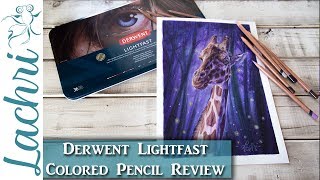 Derwent Lightfast Colored Pencil Review amp Tips  Lachri [upl. by Kolosick]