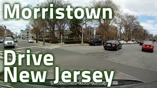 Drive New Jersey  Morristown Morris Plains NJ and All Main Roads Around [upl. by Abas]