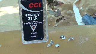 22 Stinger Ballistic Gel Test [upl. by Flip]