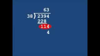 Long Division With Two Digit Divisor [upl. by Franni]