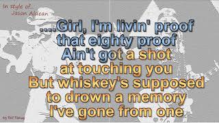 Jason Aldean  Drowns the Whiskey feat Miranda Lambert Instrumental and Karaoke [upl. by Oinotla400]