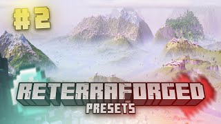 My 3 NEW Favorites Reterraforged Presets w Distant Horizons [upl. by Nirtak]