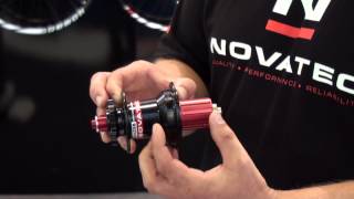 Eurobike2012 Novatec New MTB 4in1 Hubs [upl. by Ssitruc]