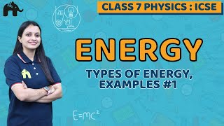 Energy Class 7 ICSE Physics  Selina Chapter 3  Types of Energy Examples 1 [upl. by Janot59]