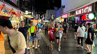 Live na Walking street in Pattaya Songkran Tailandia 2024 [upl. by Frechette]