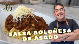 SALSA BOLOÑESA DE ASADO  Así se hace la mejor SALSA BOLOÑESA que existe [upl. by Holly-Anne197]