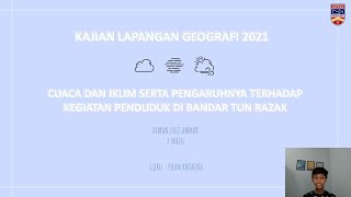 KERJA LAPANGAN GEOGRAFI TINGKATAN 2 BAB 4 CUACA DAN IKLIM BANDAR TUN RAZAK KL [upl. by Nissy]