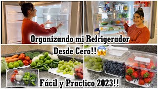 Como Organizar tu REFRIGERADOR fácil y Práctico😱Resultado Increíble‼️Limpia y organiza conmigo👌🏻 [upl. by Albarran822]