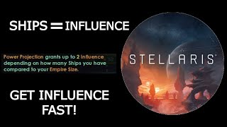 Stellaris Tips How to Gain Influence Fast Early Game [upl. by Arfihs]