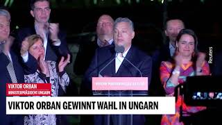 Viktor Orbán gewinnt Wahl in Ungarn [upl. by Yolande423]