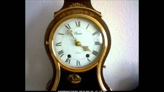 Antike Original Neuenburger Pendule Uhr  aus Holz [upl. by Nawat]