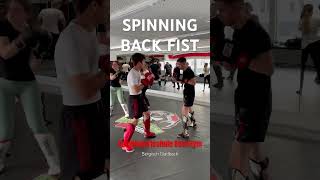 🔥SPINNING BACK FIST🔥 Best Gym Bergisch Gladbach kickboxing thaiboxing mma [upl. by Adar]