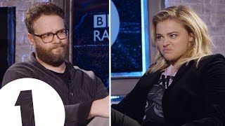 Seth Rogen amp Chloë Grace Moretz Insult Each Other  CONTAINS STRONG LANGUAGE [upl. by Anayit424]