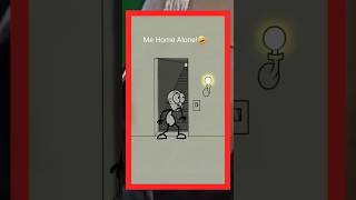 Me home alone🤣 comedy realfools funny shorts viralreels [upl. by Gabor]