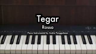 Tegar  Rossa  Piano Karaoke by Andre Panggabean [upl. by Nnaeilsel993]