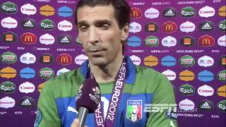 Buffon Interview on Final [upl. by Gnik445]