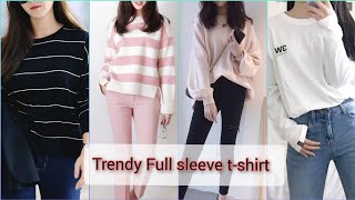 fashionable trendy full sleeve tshirt for girls and women [upl. by Jessen]