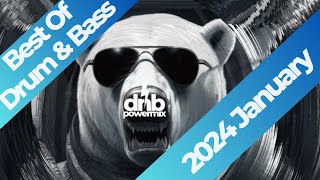 🐻 BEST OF DRUM amp BASS Mix 2024 Jan  Camo amp Krooked Friction Serum James Hype Eskei83  DNB ❄️ [upl. by Accebor]