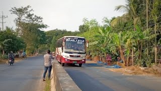 নারায়ণগঞ্জ গামী বাংলা স্টার পরিবহন রকেটের গতিতে ছুটেছে ❤️ [upl. by Renaxela547]