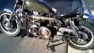 Turbocharged Diesel Honda Motorcycle [upl. by Eleaffar]