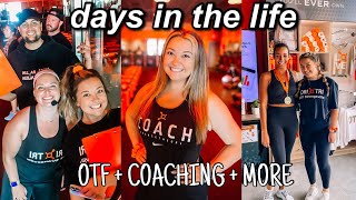 DAYS IN THE LIFE as an orangetheory coach  prepping for dri tri navigating my own fitness journey [upl. by Adnoloy]