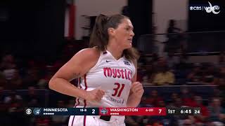 Stefanie Dolson 23 Points vs Minnesota WNBA RECORD 66 3pt Shooting [upl. by Quartas26]