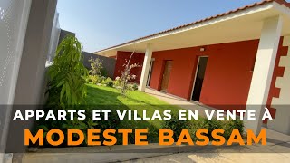 APPARTS ET VILLAS DE STANDING A MODESTE ABIDJAN GRANDBASSAM [upl. by Odiug]