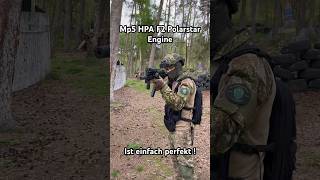 MP5 HPA F2 Polarstar Engine ist einfach perfekt  airsoft airsoftshorts army airsoftvideo short [upl. by Asetal]