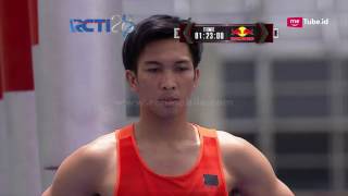 ANGGA CAHYA SASUKE NINJA WARRIOR INDONESIA Di Challenge Stage 29 Juli 2017 [upl. by Ycnej785]