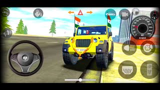 U74x4👿Mahindra Thar City💱 Driving gadi wala game  Car Game Android [upl. by Aiuqram]