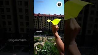 diy howtomake world best Super Jet 🚀 Paper Airplane craft tutorial shorts [upl. by Antonina]