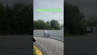 Pogacar solo attack at Lombardia pogacar pogi lombardia cycling [upl. by Yznil]