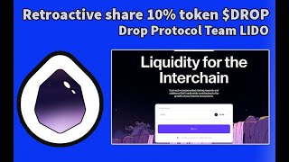 Hướng dẫn Săn Retroactive dự án Drop Protocol share 10 token Airdrop DROP [upl. by Tolmach]