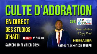 Culte dAdoration en direct des studios du MEODH en Haïti 100224 [upl. by Aekan]