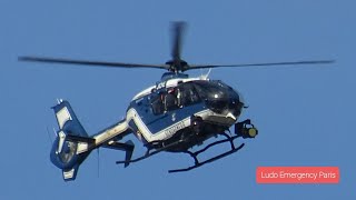 Hélicoptère de la Gendarmerie en Surveillance [upl. by Rabah]