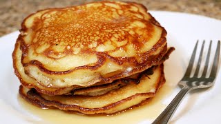 Easy HOMEMADE BUTTERMILK PANCAKE Recipe  The simple way [upl. by Wickham]